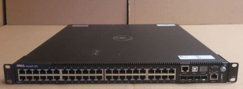 Dell Force10 S55-01-GE-44T-AC-R 44x 1G RJ45 4x 1G SFP Switch + 2x S55-10GE-2SFP+