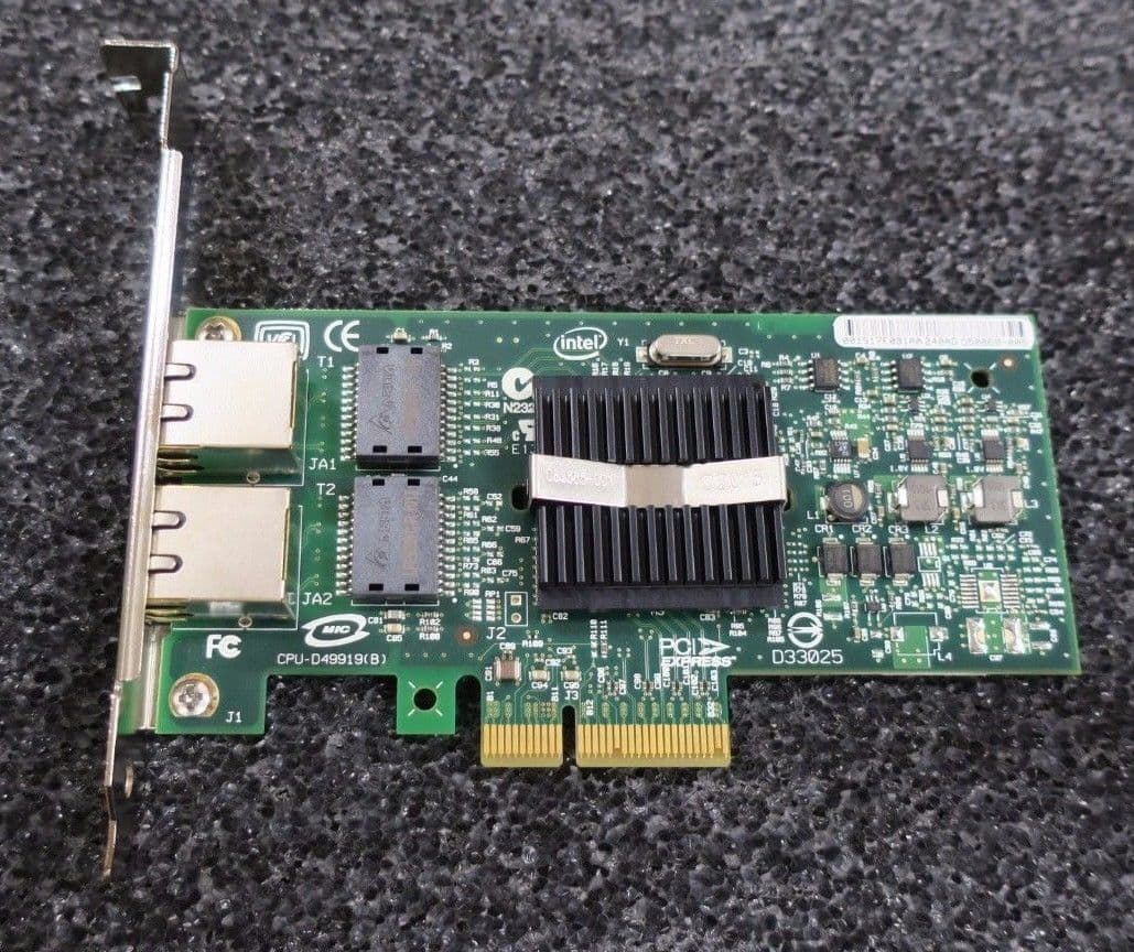 Dell GN475 Intel PRO/1000PT Dual Port PCIE Gigabit NIC Network Adapter