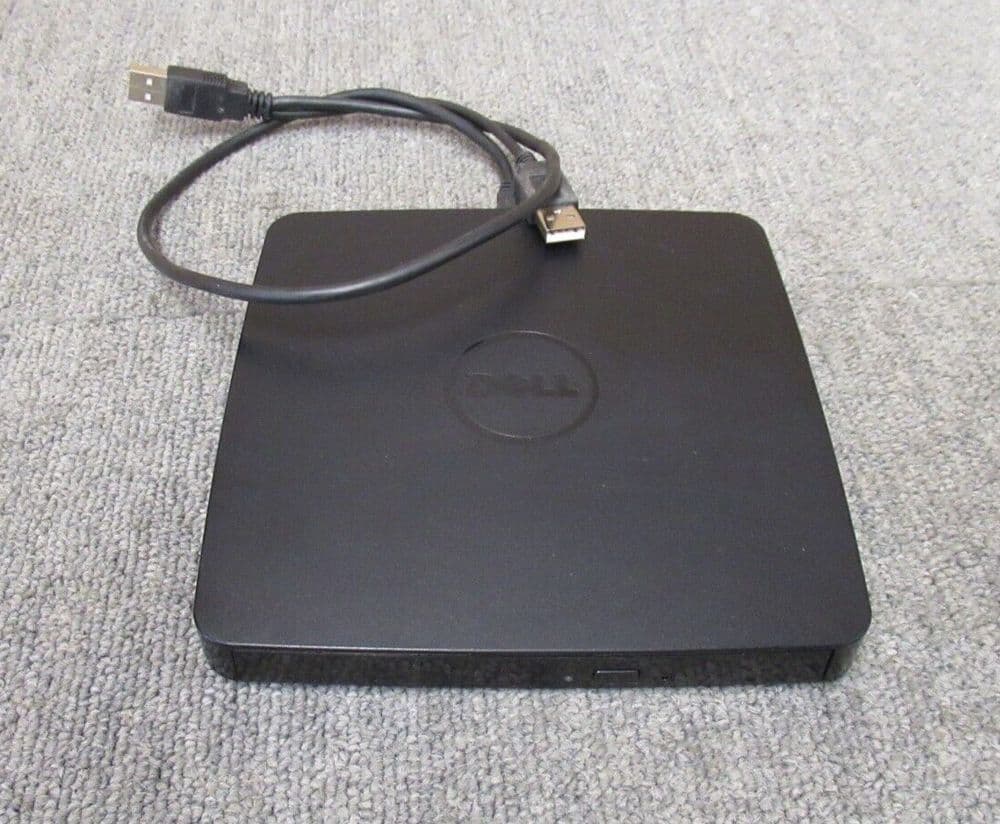 Dell GP60N CTTYDR External USB Powered Slim 8x DVDRW Optical Drive & Cable