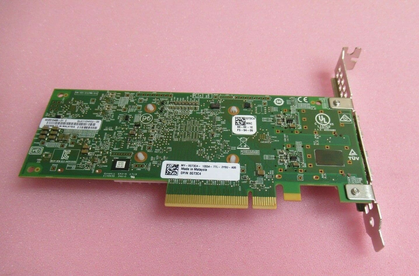 Dell GT3C4 QLogic QL41112 10Gb SFP Dual Port Full Height Network Card