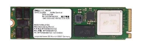 Dell H3T8R 480GB TLC PCI-E 4.0 x4 NVMe Read Intensive M.2 2280 Internal SSD