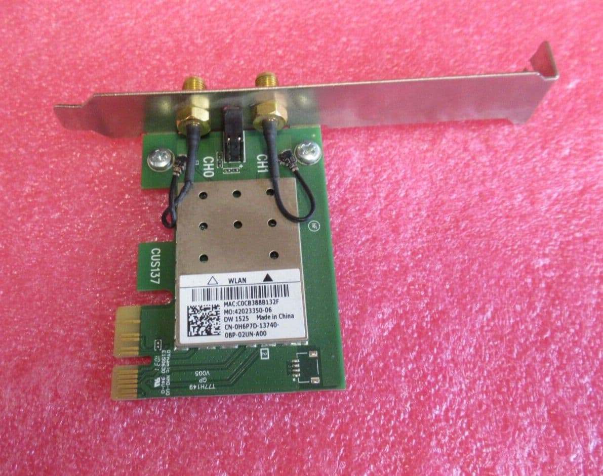 Dell H6P7D Inspiron 560 Atheros AR5BDT92 N Adapter PCIe Wireless G Network Card
