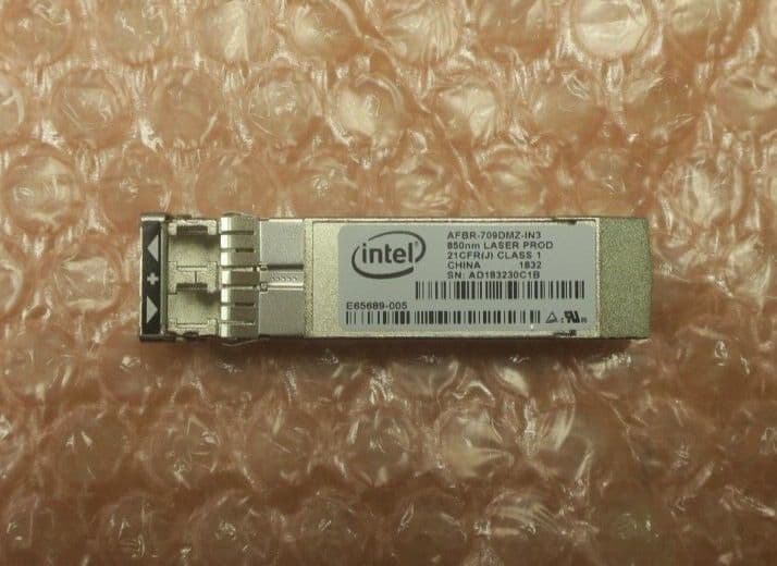 Dell Intel 10Gb 850nm 300m 10GBASE-SR SFP LC MMF Transceiver Module XYD50