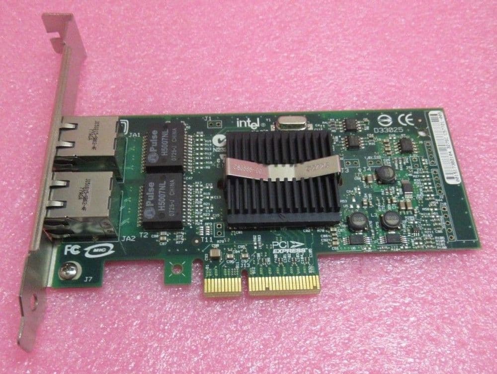 Dell Intel Pro/1000 PT Dual Port Gigabit NIC Server Network Adapter ...
