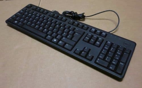 Dell KB212-B QuietKey Wired Keyboard AZERTY 0646N 0DJ497 USB French DJ571
