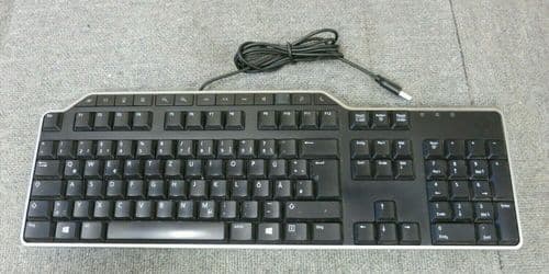 Dell KB522 07581P Black Germany USB Wired Business Multimedia Keyboard