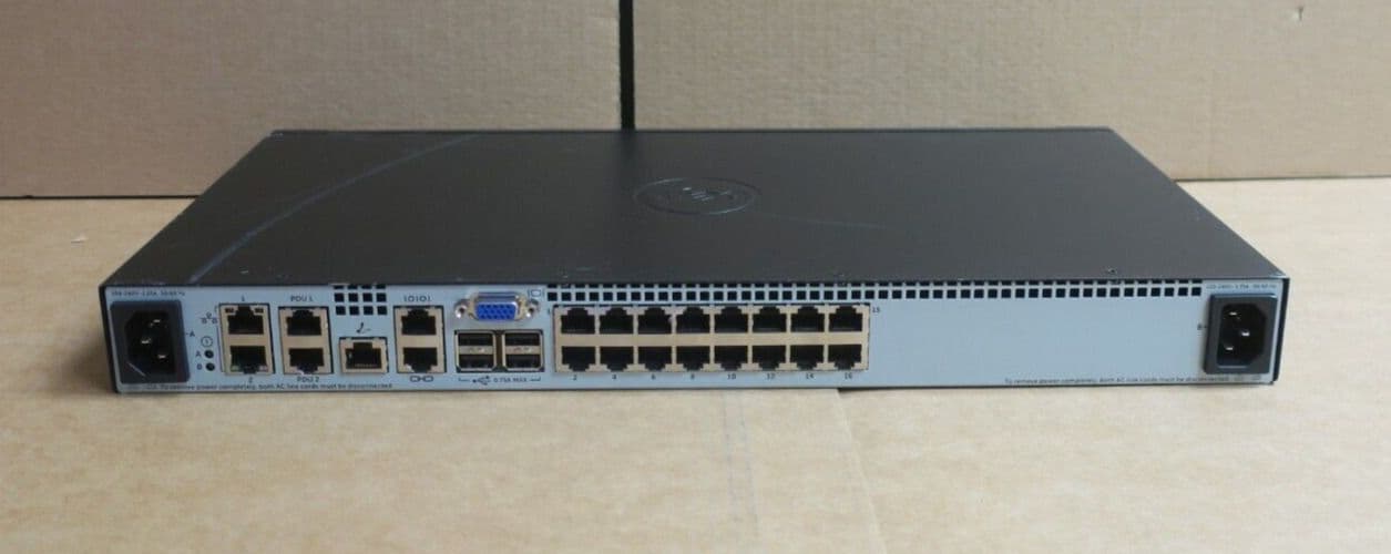 DELL KVM 2162DS 16Port RJ45 Remote Console Switch USB VGA 0H41R2 520