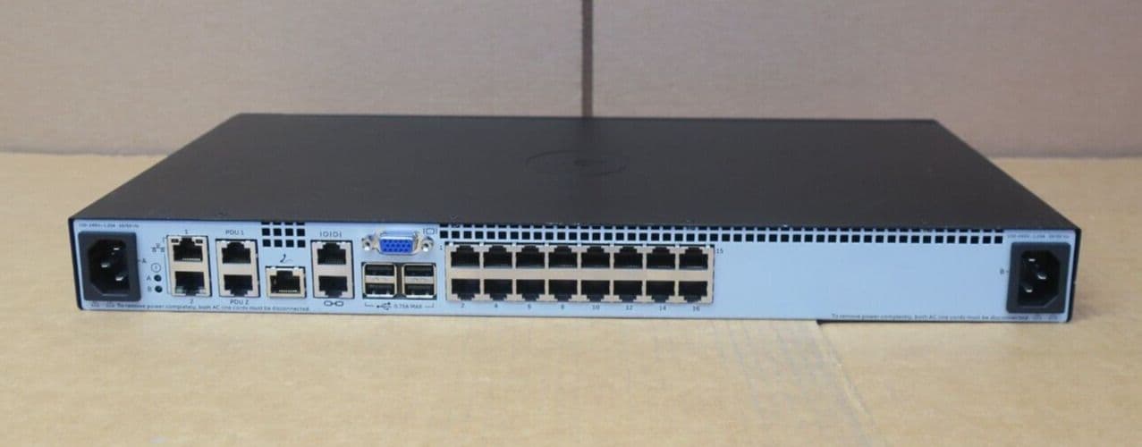 DELL KVM 2162DS 16Port RJ45 Remote Console Switch USB VGA 0H41R2 520