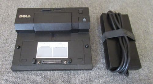 Dell Latitude 8RNJ7 K07A E-Series E-port Replicator Laptop Docking Station