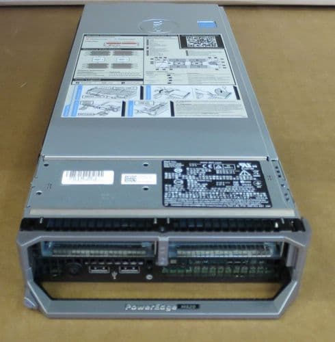 Dell M620 PowerEdge Blade Server 2 x E5-2609 2.40GHz Quad Core 72GB DDR3 H710