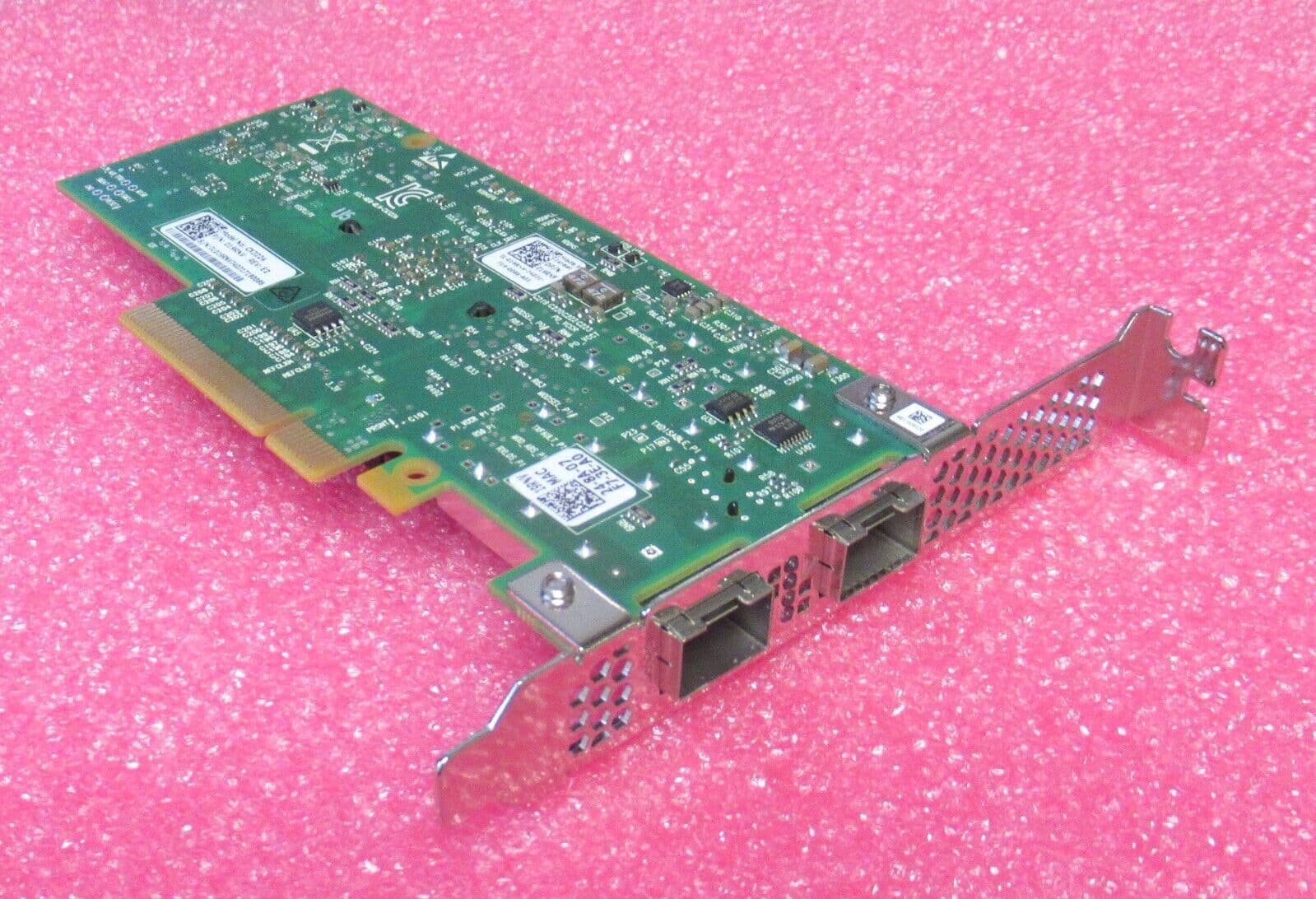 Dell Mellanox CX322A 10Gb SFP Dual Port Full Height Network Card 19RNV