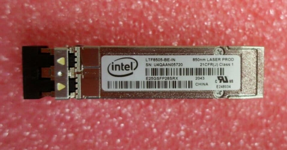 Dell Networking 407BBXU 0CTW7 25GbE SFP28 SR Transceiver SFP2825GSR