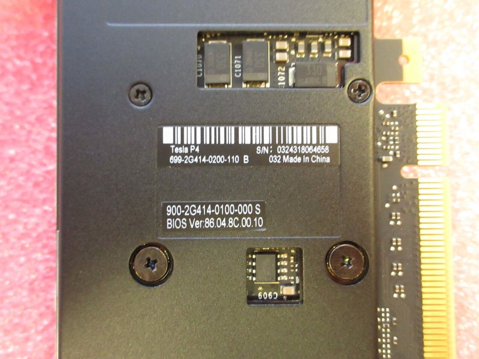 Dell NVIDIA Tesla P4 8GB GDDR5 2560 CUDA Core GPU