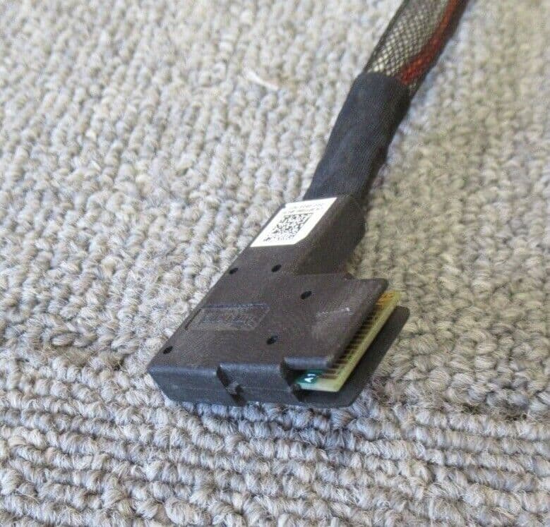 Dell 0DJXF7 Perc Controller SAS A & B to Backplane A & B Internal MiniSAS cable Dell 0DJXF7 Perc Controller SAS A & B to Backplane A & B Internal MiniSAS cable
