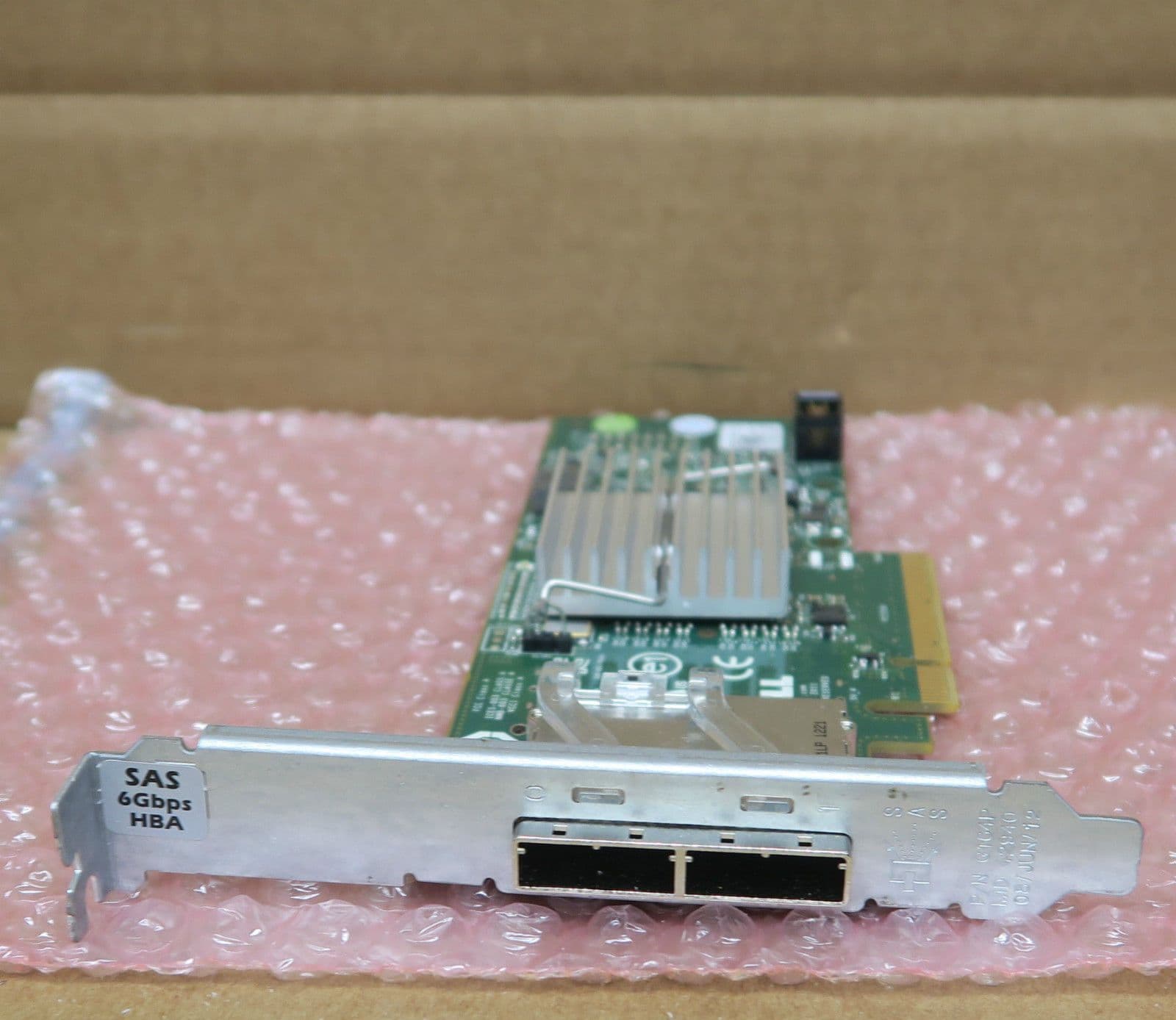 Dell PERC H200E 12DNW PCIe HBA 6Gbps SAS Dual Port External RAID
