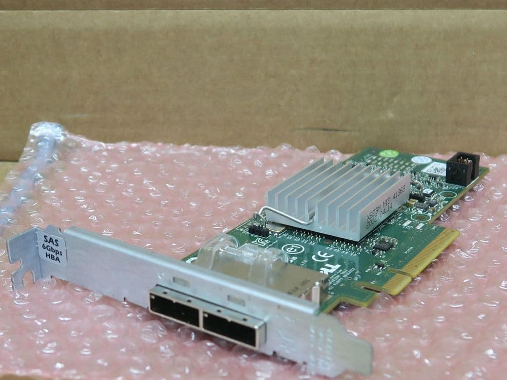 Dell PERC H200E 12DNW PCIe HBA 6Gbps SAS Dual Port External RAID Dell perc h200e 12dnw pcie hba 6gbps sas dual port external raid