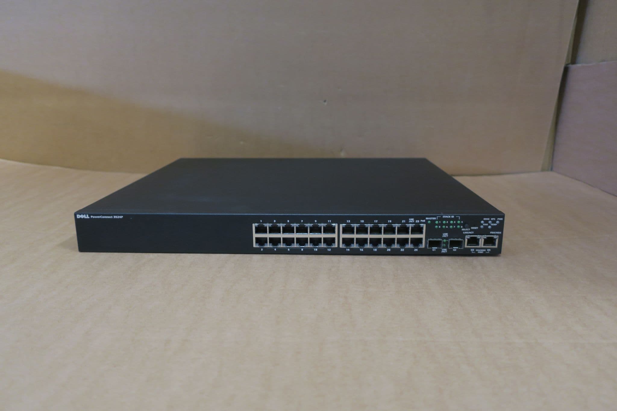 Dell PowerConnect 3524P 24 Port 10/100BASE-T PoE L2 Managed Ethernet 1U ...