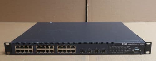 Dell PowerConnect 5224 20x 1GbE RJ45 + 4x Combo RJ45/SFP Port L3 1U Switch 3N359
