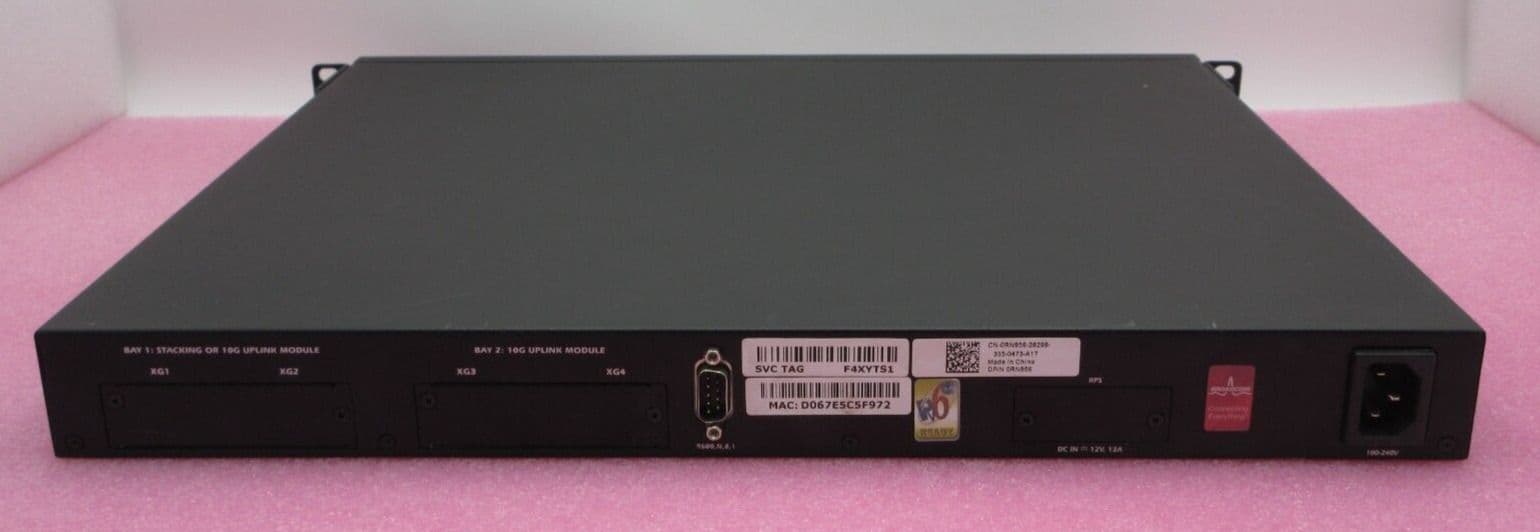 DELL - Switch 6248 - 48 ports 1Gbps + 4x SFP - Avec module de stack DELL - Switch 6248 - 48 ports 1Gbps + 4x SFP - Avec module de stack
