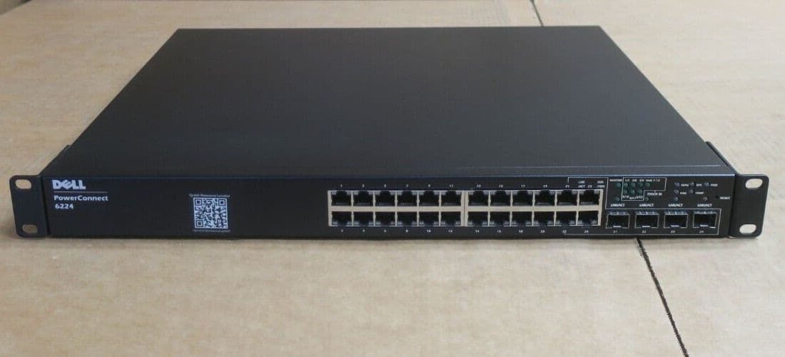Dell PowerConnect 6224 24x 1GbE RJ45 4x Combo SFP Ports Stacking Module