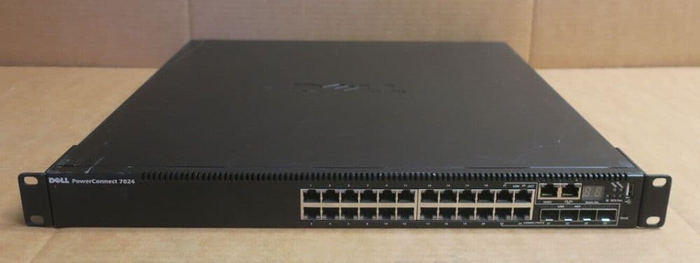 Dell PowerConnect 7024 24x 1GbE RJ45 4x Combo 1GbE RJ45/SFP L3 1U Switch