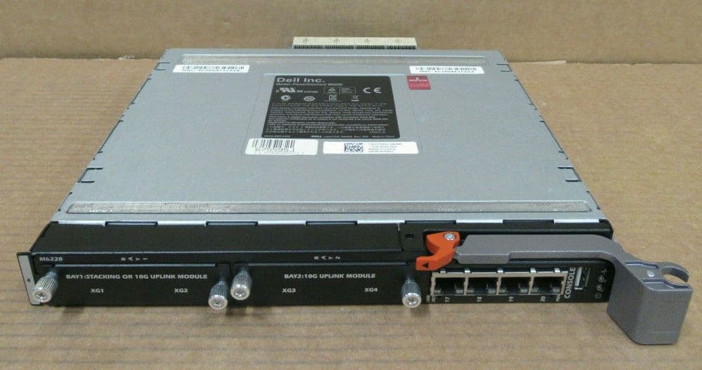 Dell PowerConnect M6220 1GB Ethernet 24 Port Switch 155HJ for M1000e