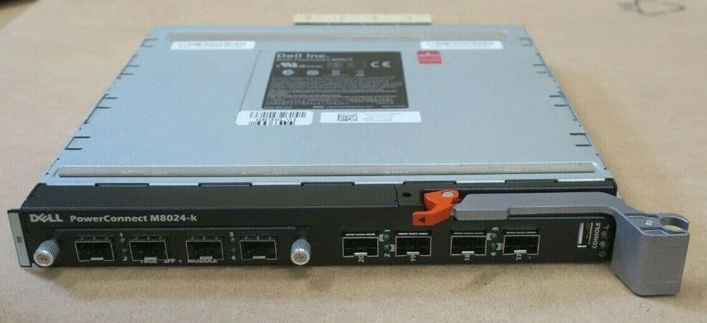 Dell PowerConnect M8024-k 20x 10GbE SFP+ Blade Switch  YX4X6 + M8024-SFP+ N805D