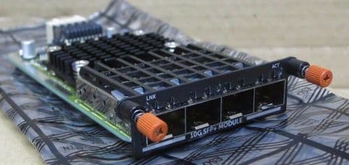 Dell PowerConnect PC8100-10GSFP+ Module Quad Port 10G SFP+ PHP6J N4000 8100 MXL