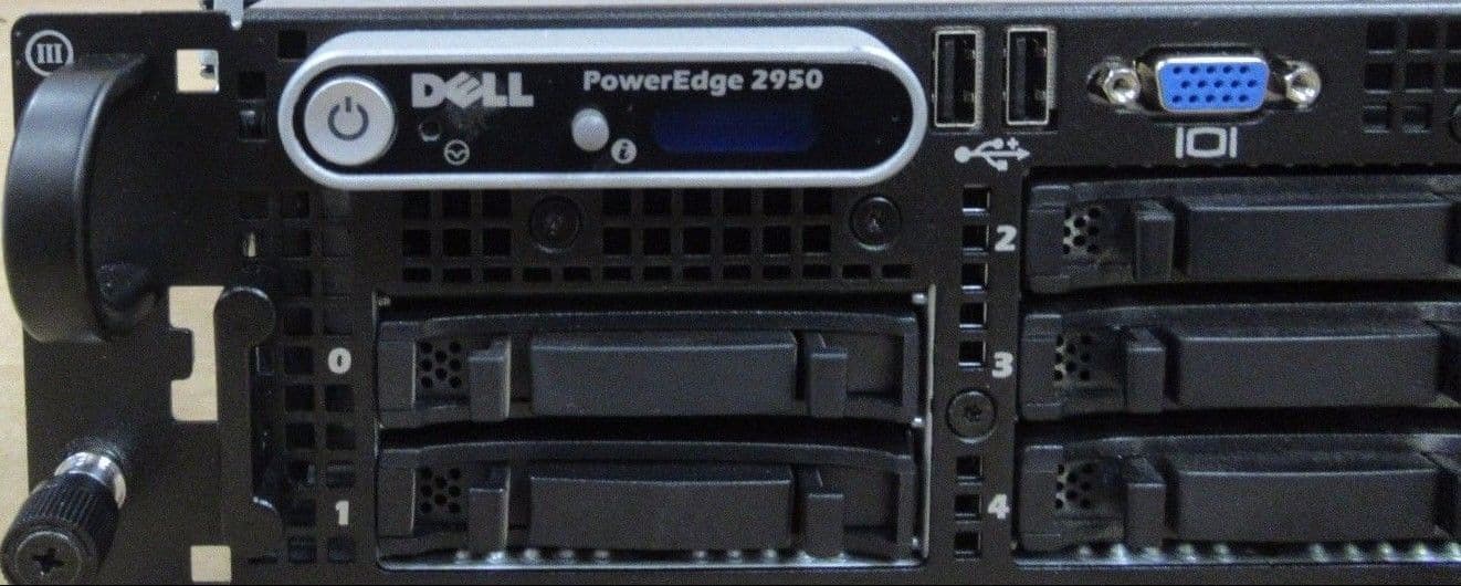 Dell Poweredge 2950 Gen3 Intel Xeon E5420 2 50GHz 2Gb 8x2 5" Bays 2U
