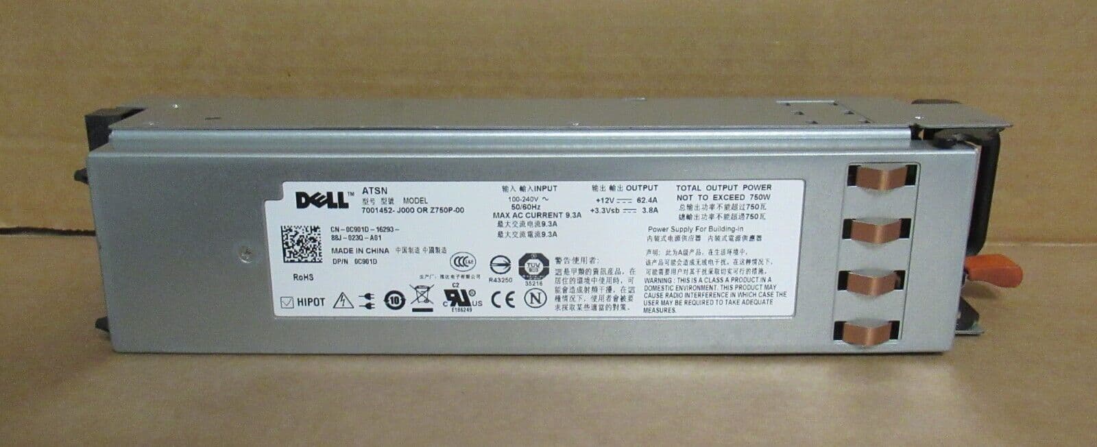 Dell PowerEdge 2950 Hot Swap 750W Server Power Supply