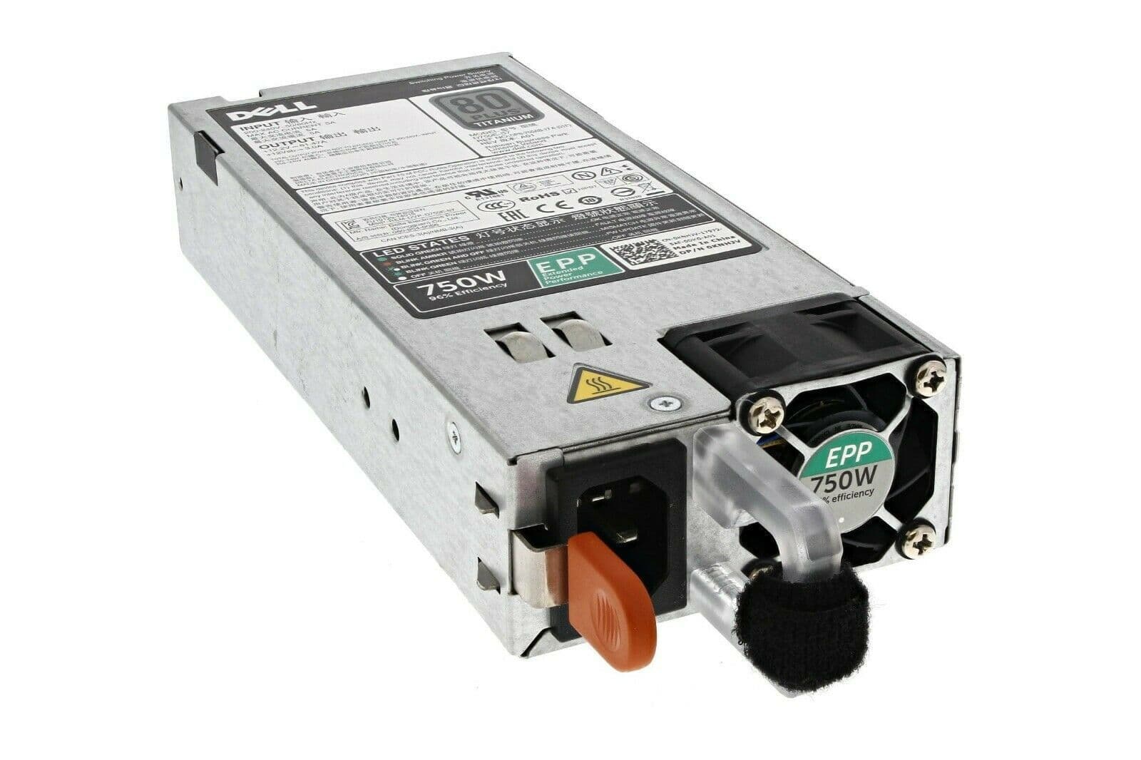 Dell PowerEdge 750W 80Plus Titanium Redundant Power Supply PSU KNHJV