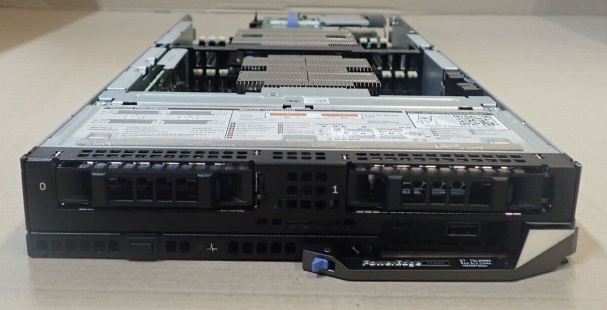 Dell PowerEdge FC640 2x 12C Gold 6136 192GB RAM 2x 480GB SSD 2-Bay