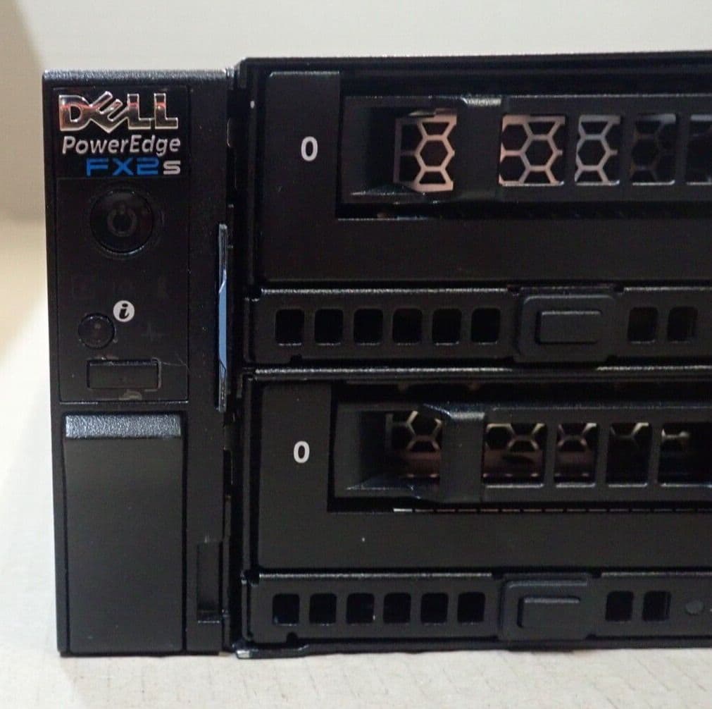 Dell PowerEdge FX2S 4-Node Chassis 4x FC640 8x Gold 6126 768GB RAM 8x ...