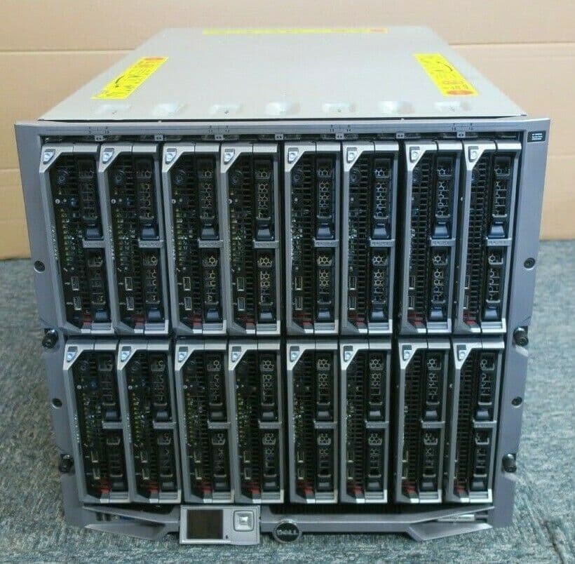 Dell PowerEdge M1000E With 16x M630 Blade Servers E52643 v3 3 40GHz