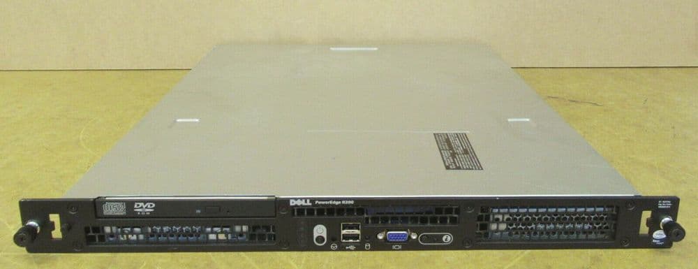 Dell PowerEdge R200 1x Xeon E3110 3GHz 160GB HDD 1GB RAM RAID DVD Server