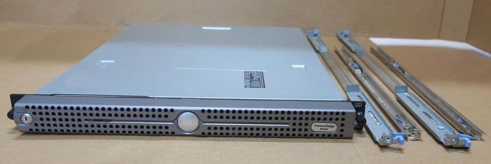 Dell R200 Server Dell PowerEdge R200 Intel Xeon E3110 3GHz 2x 512MB Ram 1TB 160GB HDD 1U ...