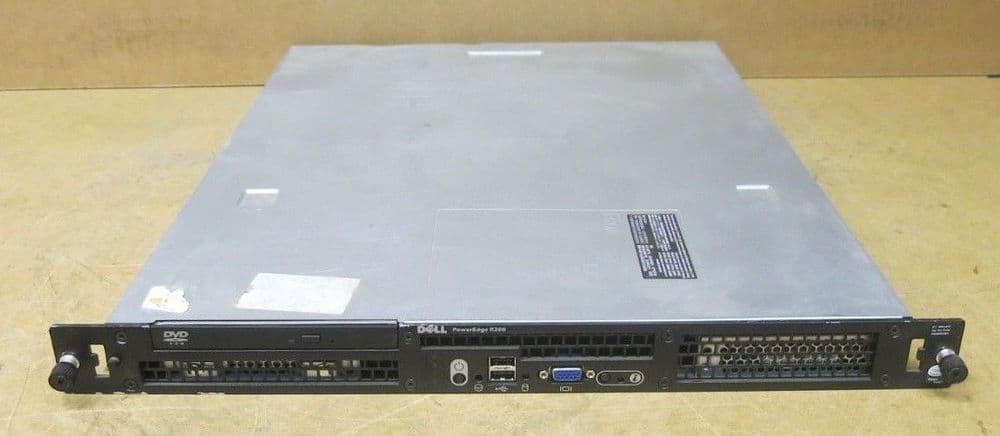 Dell Poweredge R200 Intel Xeon X3210 2 13Ghz 160GB HDD 1U Rack mount Server