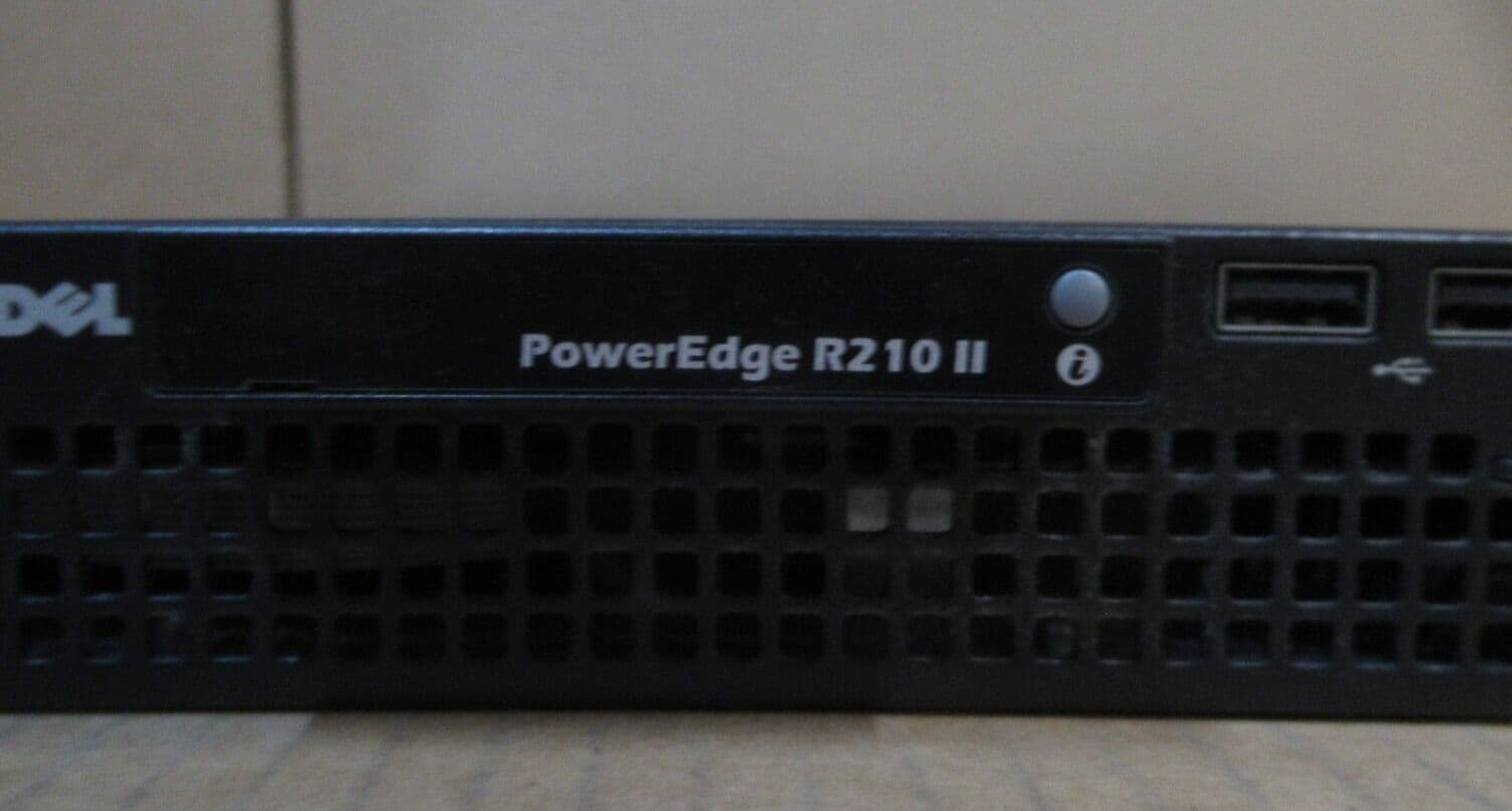 Dell PowerEdge R210 II Xeon E3-1220v2 3 10GHz 16GB RAM 3TB HDD 1U Rack ...