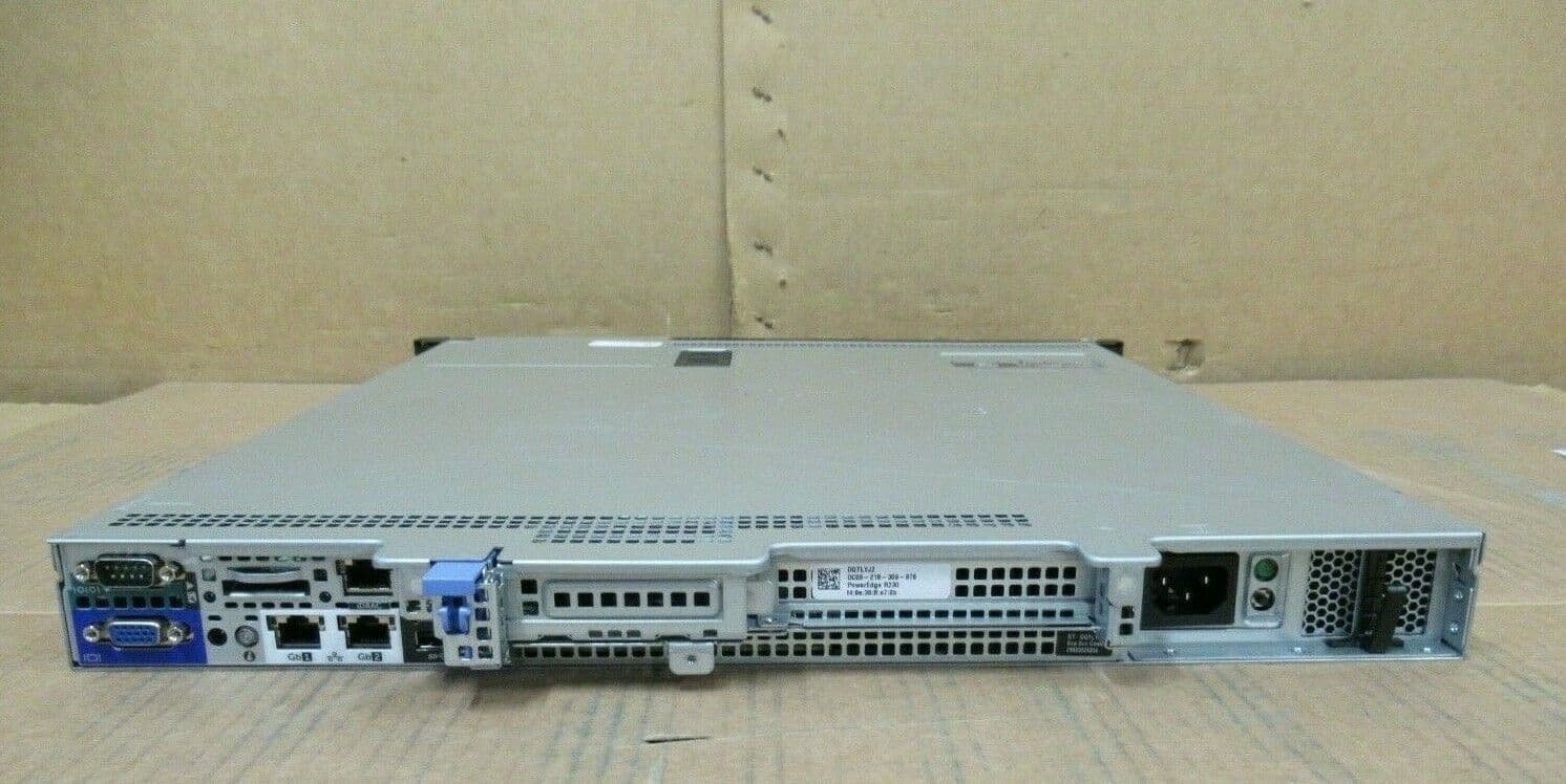 Dell Poweredge R230 Xeon E3-1270V6 3 80GHz 32GB 1 x 800GB SSD RAID 1U ...