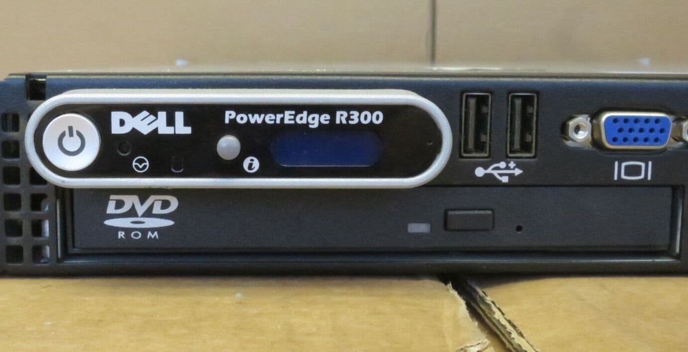 Dell PowerEdge R300 Xeon L5410 2 33GHz 12GB RAM 2 x 146GB HDD 1U Rack ...
