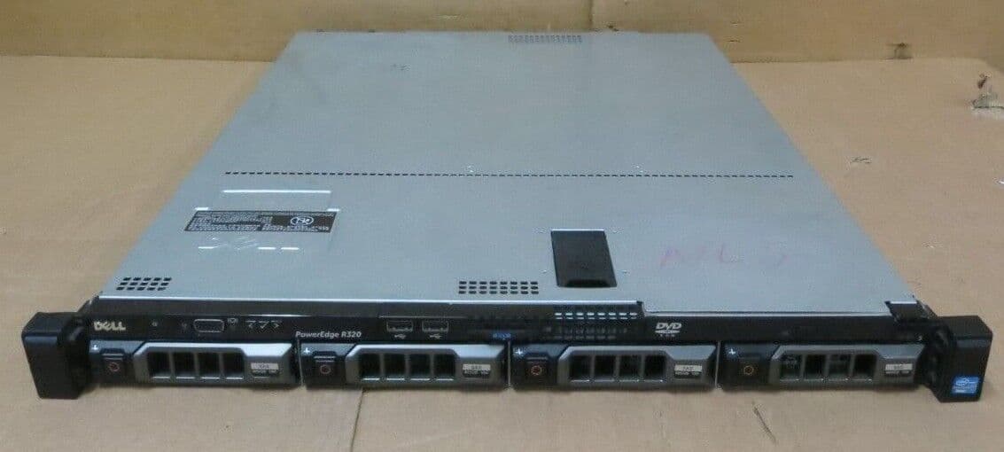 Dell PowerEdge R320 4-Core E5-2407 2 2GHz 16GB Ram 4x 600GB HDD H710 1U ...