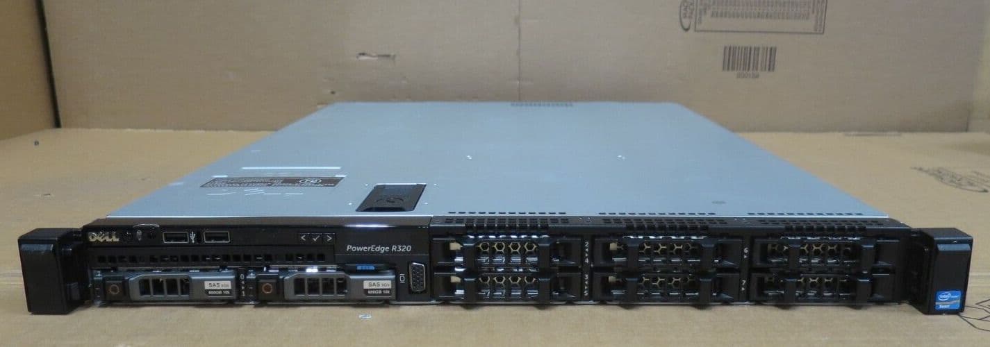 Dell PowerEdge R320 6C E5-2430v2 2 50GHz 24GB Ram 2x 600GB 10K HDD 1U ...