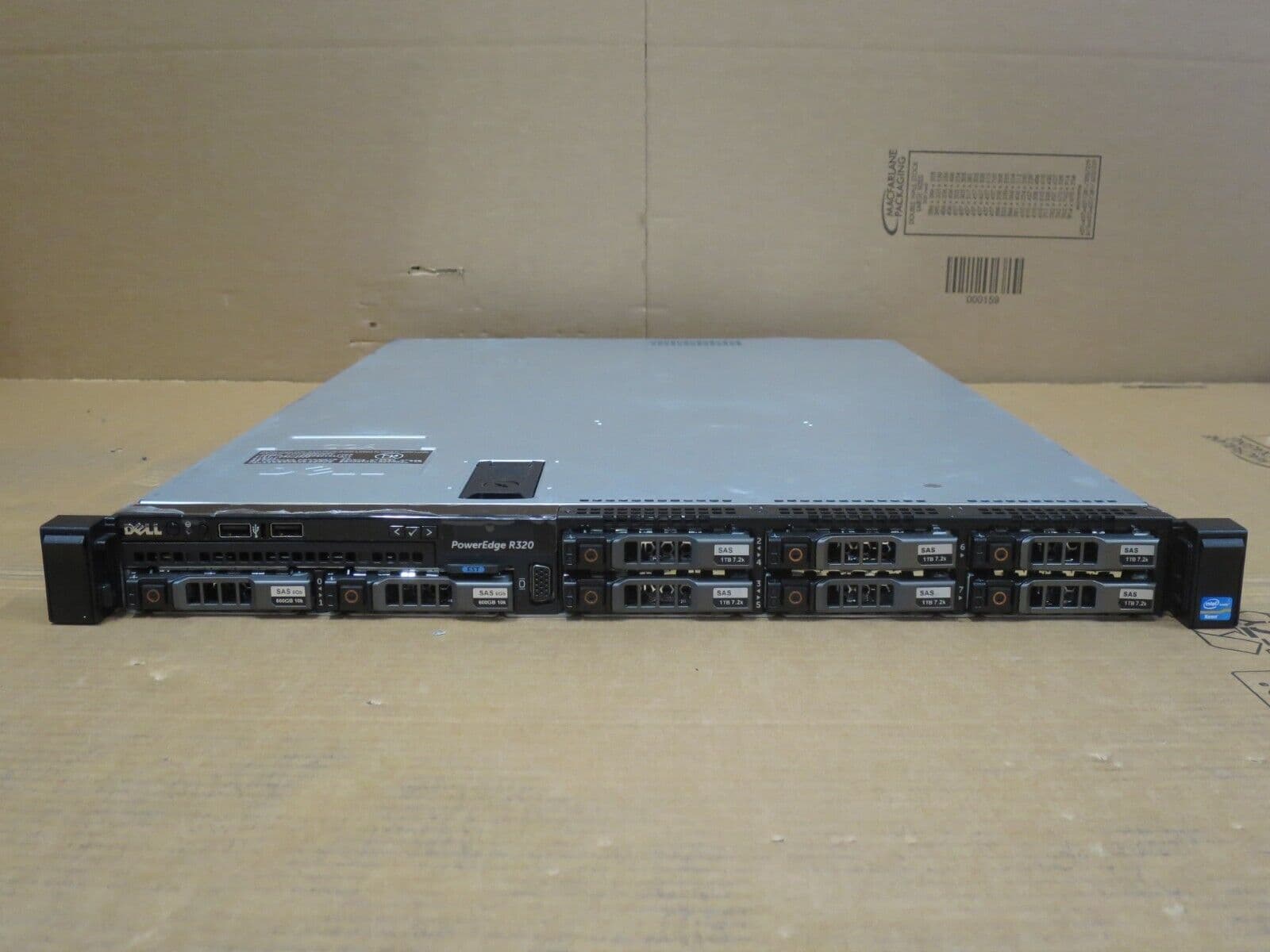 Dell PowerEdge R320 6C E5-2430v2 2 50GHz 24GB Ram 2x 600GB 6x 1TB HDD ...