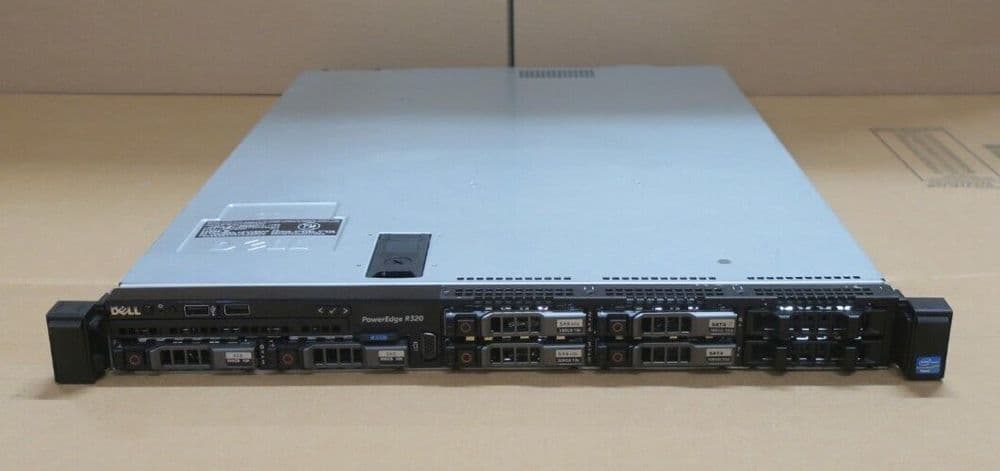 Poweredge R320 Front Dell PowerEdge R320 6C E5-2430v2 24GB Ram 4x 300GB 10K HDD 2x 160GB SSD ...