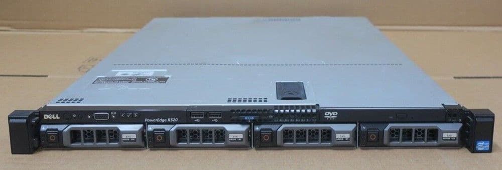 Refurbished Dell PowerEdge R320 Server – 1U, 4 LFF, E5-2407 – Customizable RAM/HDD