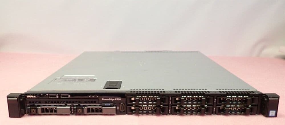 Dell PowerEdge R330 CTO Up to 1x E3-1200v5/v6 4-DIMM 8x 2 5