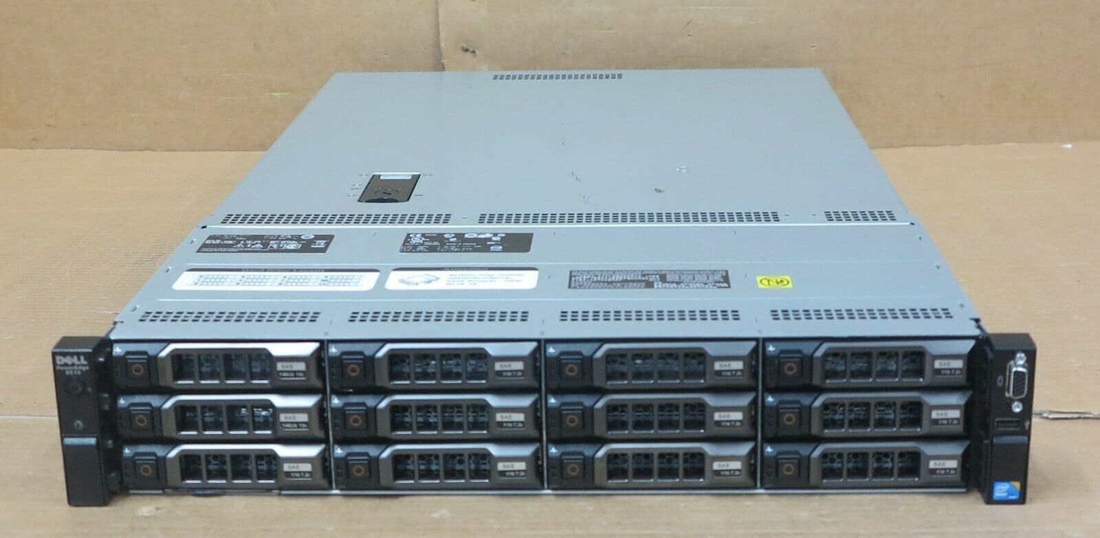 Dell PowerEdge R510 1 x 4C E5620 2 4GHz 24GB RAM 12 x caddies 2U ...
