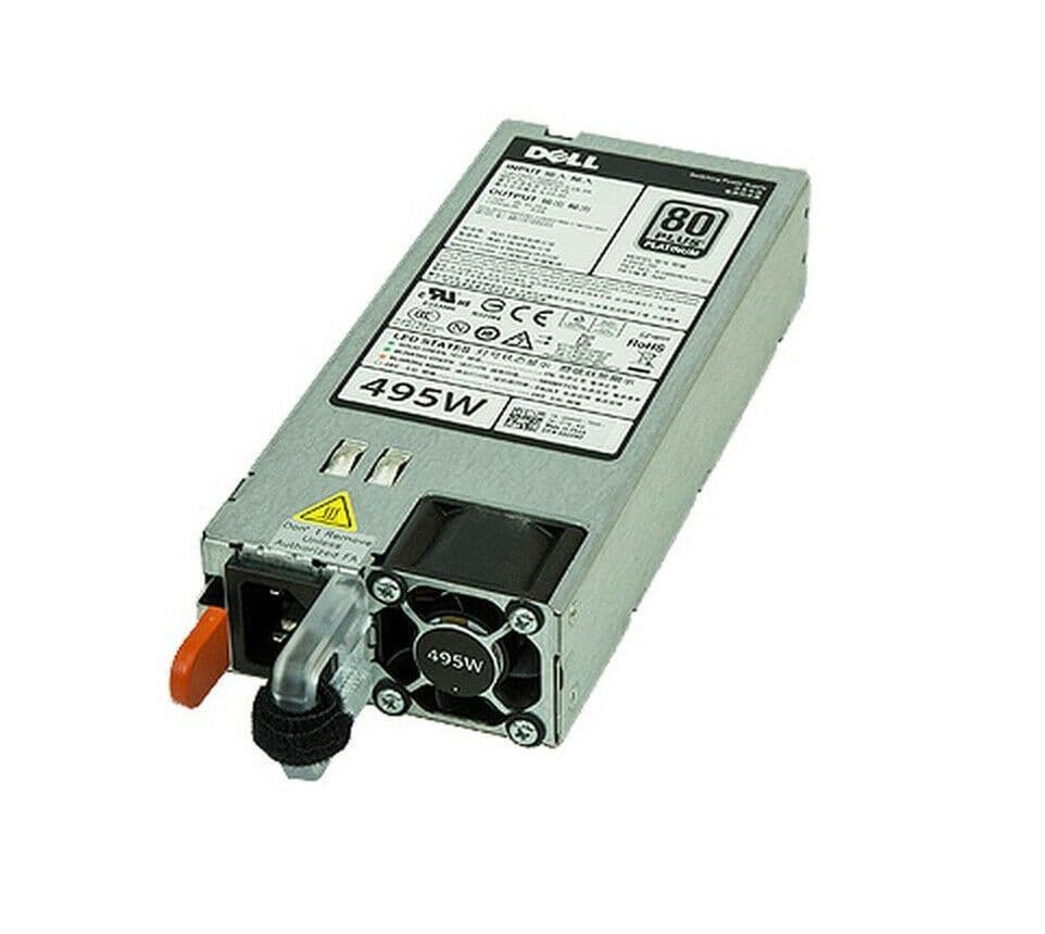 Dell PowerEdge R520 R720 T420 495W 80Plus Platinum Redundant Power ...
