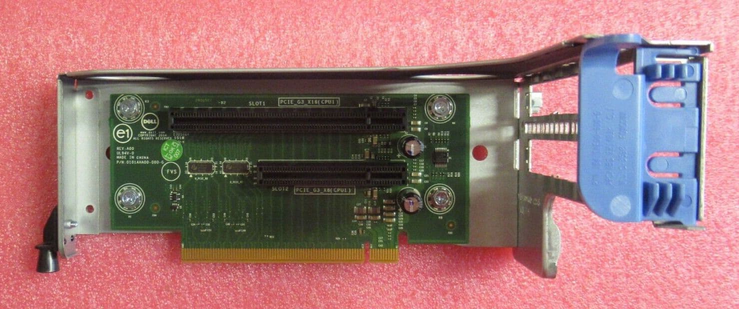 Dell PowerEdge R530 2U PCI-E X16 Riser Card With Bracket KGP90 0KGP90