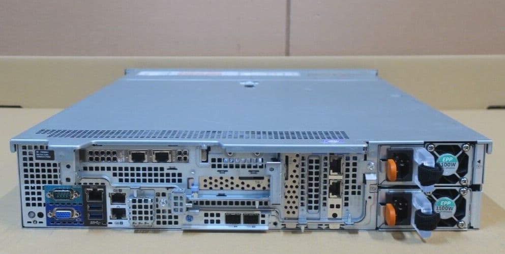 Poweredge R540 Rear Dell PowerEdge R540 2x 20C Gold 6230 448GB RAM 44 8TB Storage 12-Bay 2U ...